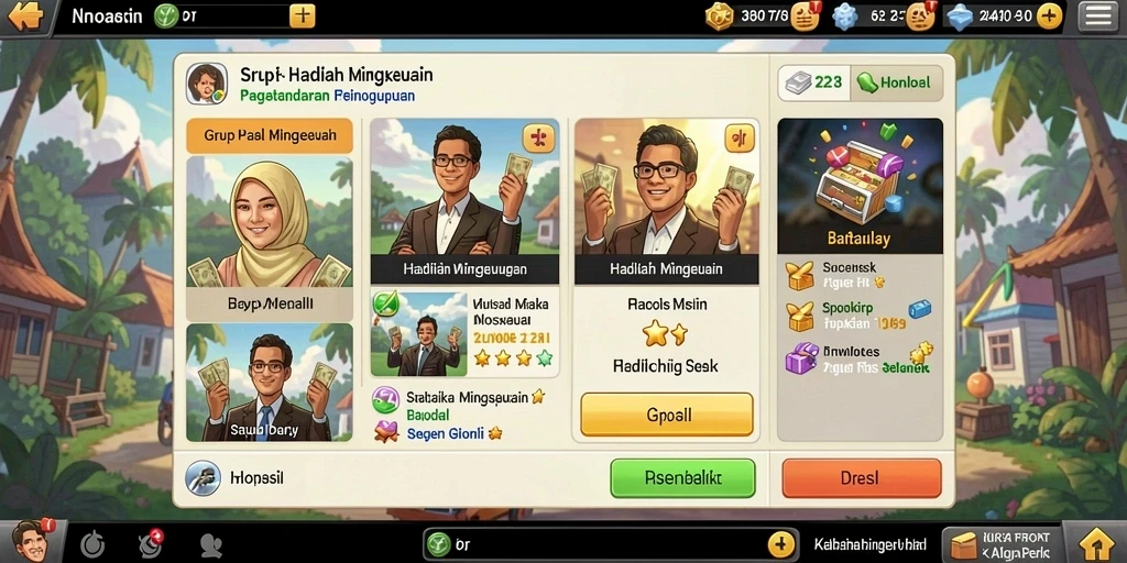 Ilustrasi aksi gameplay yang mendebarkan.
