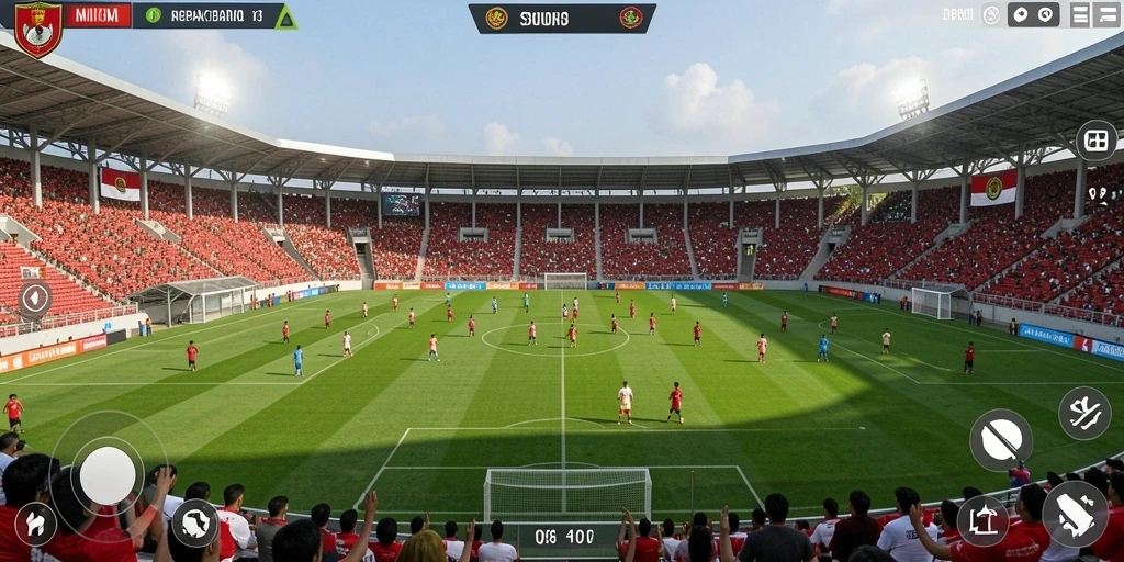 Screenshot gameplay yang menunjukkan aksi seru dan mengasyikkan.