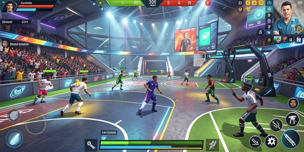 Fitur multiplayer yang memungkinkan bertanding secara online.