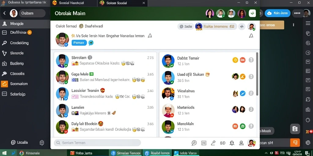 Tangkapan layar dari mode multiplayer yang seru.