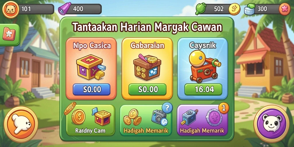 Tampilan antarmuka yang sederhana dan menarik.
