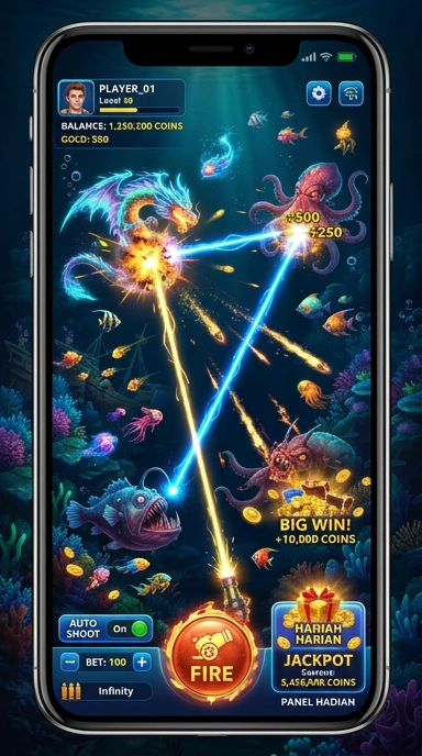 pgking — layar beranda
